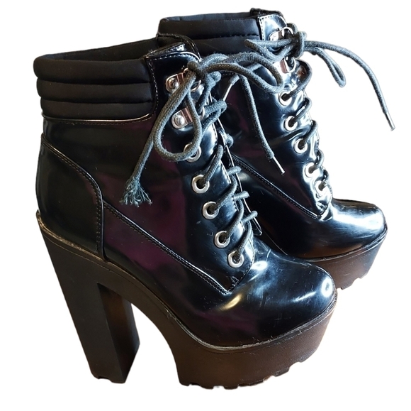 Jacobies Beverly Hills boots Nelia 1 size us 6.5 black - Picture 3 of 15